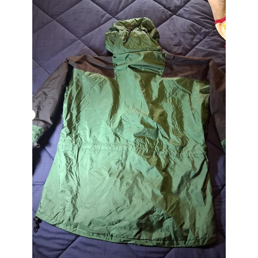 The North Face‎ Gore-Tex Mountain Light Parka Jacket Green Black Mens XL Vintage